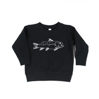 Hand Drawn Brook Trout - Child Sweater