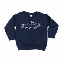 Hand Drawn Brook Trout - Child Sweater