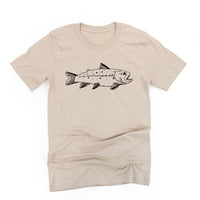 Hand Drawn Brook Trout - Unisex Tee