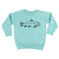 Hand Drawn Brook Trout - Child Sweater