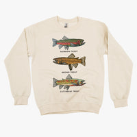 Trout Chart - Hand Drawn - BASIC Fleece