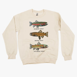 Trout Chart - Hand Drawn - BASIC Fleece