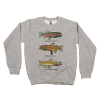 Trout Chart - Hand Drawn - BASIC Fleece