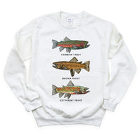 Trout Chart - Hand Drawn - BASIC Fleece