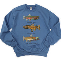 Trout Chart - Hand Drawn - BASIC Fleece
