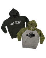 Trucks N' Things Minimalist Design - (Choose Your Vehicle) - Child Hoodie