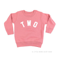 BIRTHDAY NUMBER - BLOCK FONT - Child Sweater