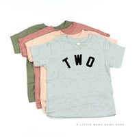 Birthday Number - Block Font - Child Tee