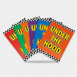Under The Hood Signs Fanned