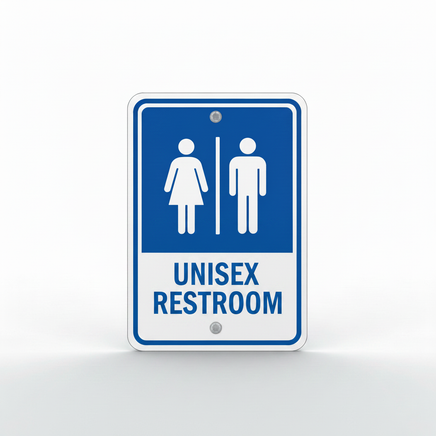 Unisex Restroom Sign