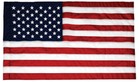 U.S. Embroidered Nylon Pole Sleeve Flag