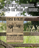US Marines First to Fight - Metal Sign