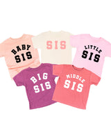Varsity 'Sis' Sibling Tees - (Choose Your Role) - Child Tee