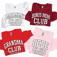 Varsity Style - "_____ Club - Proud Member" - (Choose Your Name) - BASIC Fleece