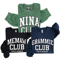 Varsity Style - "_____ Club - Proud Member" - (Choose Your Name) - BASIC Fleece