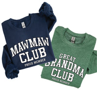 Varsity Style - "_____ Club - Proud Member" - (Choose Your Name) - BASIC Fleece