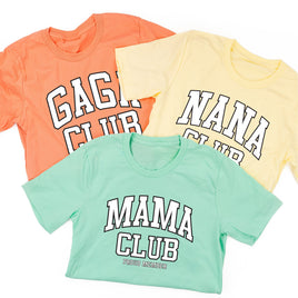 Varsity Style - "_____ Club - Proud Member" - (Choose Your Name) - Unisex Tee