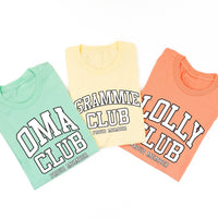 Varsity Style - "_____ Club - Proud Member" - (Choose Your Name) - Unisex Tee