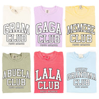 Varsity Style - ____ Club - Proud Member - (PERSONALIZE IT!) - Comfort Colors Tee
