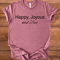 Vintage Blend Recovery T-Shirt | Inspiring Sobriety |  Happy, Joyous and Free