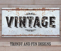 Vintage - Canvas