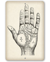 Vintage Palm Reading - Metal Sign