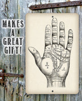 Vintage Palm Reading - Metal Sign