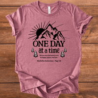 Vintage Recovery T-Shirt | Inspiring Sobriety |  One Day at a Time