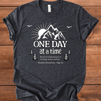 Vintage Recovery T-Shirt | Inspiring Sobriety |  One Day at a Time