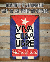 Viva Cuba Libre - Metal Sign