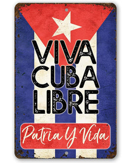 Viva Cuba Libre - Metal Sign