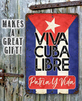 Viva Cuba Libre - Metal Sign