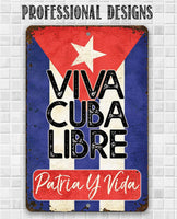 Viva Cuba Libre - Metal Sign