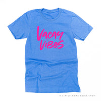 Vacay Vibes (Neon) w/ 2 Palm Trees (back) - Unisex Tee