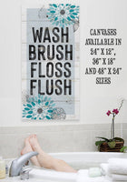 Wash Brush Floss - Canvas