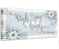 Wash Your Hands - Canvas