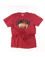 Watercolor Football - Game Day - Comfort Colors Tee