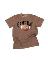 Watercolor Football - Game Day - Comfort Colors Tee