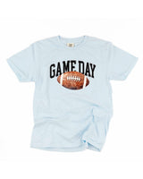 Watercolor Football - Game Day - Comfort Colors Tee