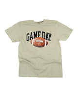 Watercolor Football - Game Day - Comfort Colors Tee