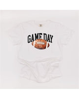 Watercolor Football - Game Day - Comfort Colors Tee