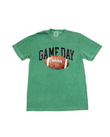 Watercolor Football - Game Day - Comfort Colors Tee