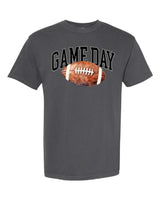 Watercolor Football - Game Day - Comfort Colors Tee