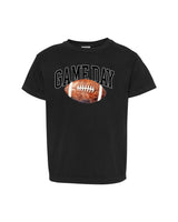 Watercolor Football - Game Day - Youth Comfort Colors Tee