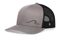 Wave Trucker Hat  |  Beach Snapback