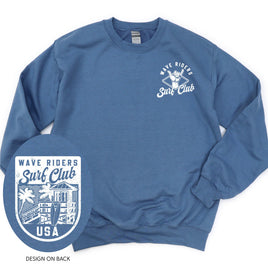 Wave Riders Surf Club (pf&b) - BASIC Fleece
