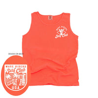 Wave Riders Surf Club (pf&b) - Comfort Colors TANK