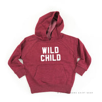 WILD CHILD - Block Font - Child Hoodie