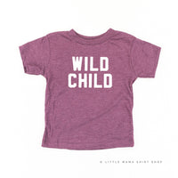 Wild Child - Block Font -  Child Tee