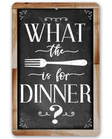 What The Fork - Metal Sign